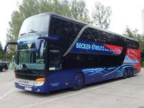 Setra 431 DT von Becker-Strelitz Reisen aus Deutschland in Neubrandenburg am 18.08.2019