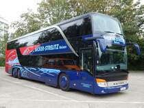 Setra 431 DT von Becker-Strelitz Reisen aus Deutschland in Neubrandenburg am 18.08.2019