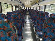 Der Fahrgastraum eines MAN SÜ 283 der MVVG in Neubrandenburg am 23.08.2019