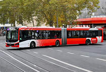 MAN 18C NG III der SWB BN-SW 4367 am Hbf Bonn - 25.10.2021