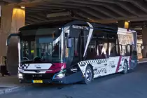 EW 2113, MAN Lion’s City, von Emile Weber, am ples d'change der LuxExpo, in der Stadt Luxemburg. 28.02.2022