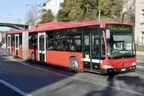 MB Citaro Facelift CNG 856 von BERNMOBIL am 26.2.22 beim Kursaal.