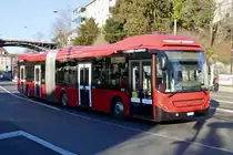 Volvo 7900 Hybrid 882 von BERNMOBIL am 26.2.22 beim Kursaal.
