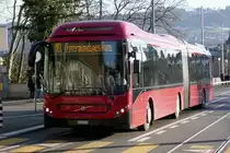 Volvo 7900 Hybrid 879 von BERNMOBIL am 26.2.22 beim Kursaal.