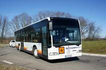 Bus Rheinland-Pfalz: Mercedes-Benz Citaro Ü (KL-EC 61) von Schary-Reisen GbR, aufgenommen im Februar 2022 in Sembach, einer Ortsgemeinde im Landkreis Kaiserslautern.