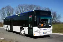 Bus Rheinland-Pfalz / Verkehrsverbund Rhein-Neckar: Neoplan Centroliner Ü (KL-EC 44) von Schary-Reisen GbR, aufgenommen im Februar 2022 in Sembach, einer Ortsgemeinde im Landkreis Kaiserslautern.