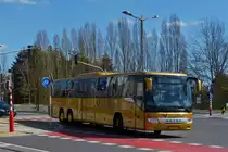 VV 2054, Setra 419 UL von Voyages Vandivinit, aufgenommen am 29.03.2019 in der Stadt Luxemburg. 