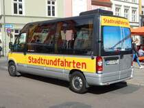 Renault Master von Busunternehmen Manfred Scholz aus Deutschland in Stralsund am 14.09.2019