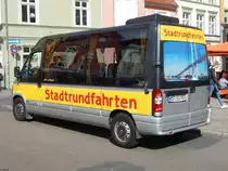 Renault Master von Busunternehmen Manfred Scholz aus Deutschland in Stralsund am 14.09.2019