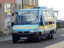 Fiat Ducato von Busunternehmen Manfred Scholz aus Deutschland in Stralsund am 14.09.2019