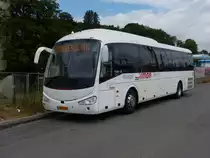 VS 1238, Irizar i4 von Voyages Simon, steht nahe dem Bahnhof von Ettelbrück. 07.07.2019