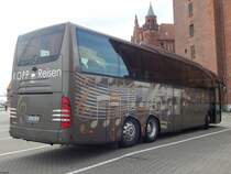 Mercedes Travego von Kopp Reisen (ex Klemens Reisen/D) aus Deutschland in Stralsund am 14.09.2019