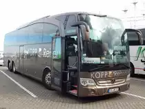 Mercedes Travego von Kopp Reisen (ex Klemens Reisen/D) aus Deutschland in Stralsund am 14.09.2019