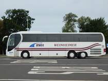 MAN Lion's Coach von Reisebusunternehmen Weinheimer aus Deutschland in Neubrandenburg am 15.09.2019