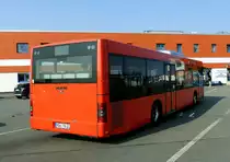 MAN Stadtbus als Shuttle im Hafen Rostock am 24.03.22