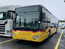 MB C2 hybrid '11527' vom PU Flück Reisen, Brienz am 2.4.22 bei Interbus Kerzers.