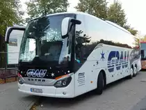 Setra 516 HD von Grau aus Deutschland in Neubrandenburg am 23.09.2019