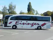 Mercedes Travego von Hetzler aus Deutschland (ex Eisinger Reisen/D) in Waren am 23.09.2019