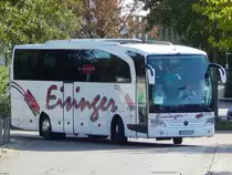 Mercedes Travego von Hetzler aus Deutschland (ex Eisinger Reisen/D) in Waren am 23.09.2019