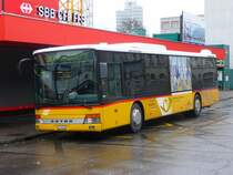 Postauto - Setra Bus AG 428674 unterwegs auf der Linie 135 in Aarau am 07.02.2009