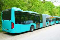 ICB Mercedes Benz Citaro 2 G Wagen 458 am 23.04.22 in Frankfurt am Main