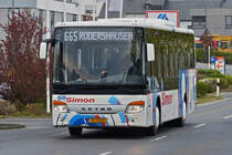 VS 1260, Setra S 415 LE, von Voyages Simon, aufgenommen in Marnach. 04.2022 