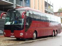 MAN Lion's Coach von Przewozy Autokarowe Andrzej Sielicki aus Polen im Stadthafen Sassnitz am 06.10.2019