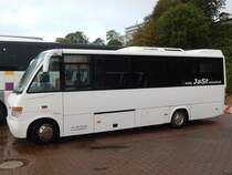 Mercedes Destino von Jast aus Polen im Stadthafen Sassnitz am 06.10.2019