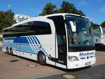 Mercedes Travego von Reese Reisen aus Deutschland im Stadthafen Sassnitz am 06.10.2019