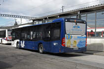 AVA Mercedes Citaro, auf der Linie 6, wartet an der Haltestelle beim Bahnhof Rothrist. Die Aufnahme stammt vom 11.03.2020.