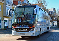 Setra S 516 HDH Frontbild, JABLONSKI, in Rheinbach - 19.03.2022