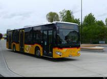 Postauto  - Mercedes Citaro  AG  440128 in Wohlen bei den Bushaltestellen am 24.04.2022