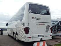 Setra 516 HD von Hoyer aus Deutschland im Stadthafen Sassnitz am 07.10.2019