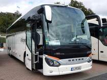Setra 516 HD von Hoyer aus Deutschland im Stadthafen Sassnitz am 07.10.2019
