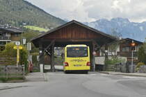 MAN Lion's City von Innbus Regionalverkehr/Innsbrucker Verkehrsbetriebe (Bus Nr. 237) in Fulpmes, Ortsteil Medraz. Aufgenommen 9.5.2022.