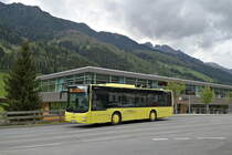 MAN Lion's City von Deutschmann (IL-313MW) beim Schulcampus Neustift, an der Haltestelle Neustift i.St. Kampl. Aufgenommen 9.5.2022.