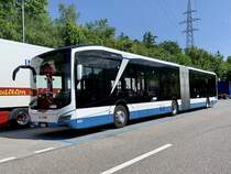 MAN Lion's City E Nr. 500 der VBZ am 14.5.22 auf der Raststätte Grauholz.