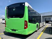 Heckansicht des MB C2 G der tpc am 14.5.22 bei Interbus in Kerzers.