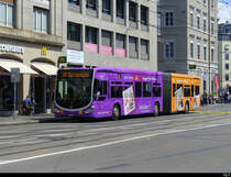 BVB - Mercedes Ciatro Nr.7017 unterwegs auf der Linie 48 in Basel am 09.05.2022