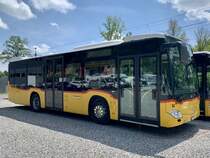 MB C2 K Nr. 14 '10120'  BE 669 367  der Postauto Regie Laupen, ex PU Thepra, Stans, am 14.5.22 bei der Garage in Laupen.