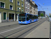 distribus - Mercedes Citaro  EM.235.AM unterwegs in der Stadt Basel am 10.05.2022