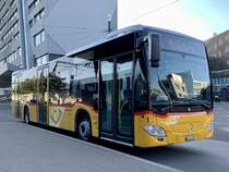MB C2 hybrid Nr. 1 '11460'  BE 414 001  der Postauto Regie Laupen am 17.5.22 beim Bahnhof Brünnen Westside.