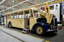 Berna Oldtimer Nr. 8 der BOGG am 23.5.22 im SBB Werk Olten.