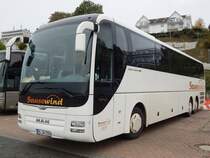 MAN Lion's Coach von Sausewind aus Deutschland im Stadthafen Sassnitz am 19.10.2019