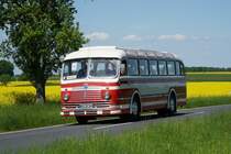 Büssing U9 5000TU Bj. 1951  Verkehrsbetriebe Erzgebirge , 8. Oldtimerbustreffen Bad Mergentheim Mai 2022