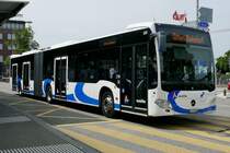 Der MB C2 G Nr. 223 von der BOGG am 22.5.22 beim Bahnhof Olten.