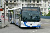 MB C2 G Nr. 216 der BOGG am 22.5.22 kurz vor der Ankunft beim Bahnhof Olten.