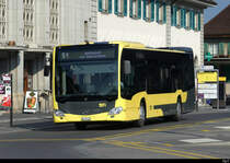 STI - Mercedes Citaro Nr.410 unterwegs vor dem SBB Bahnhof Thun am 14.05.2022