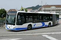 Der MB C2 G Nr. 216 der BOGG am 22.5.22 vor dem Bahnhof Olten.