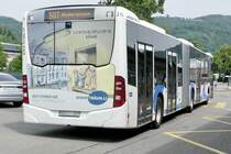 Heckansicht des MB C2 G Nr. 216 der BOGG am 22.5.22 beim Bahnhof Olten.